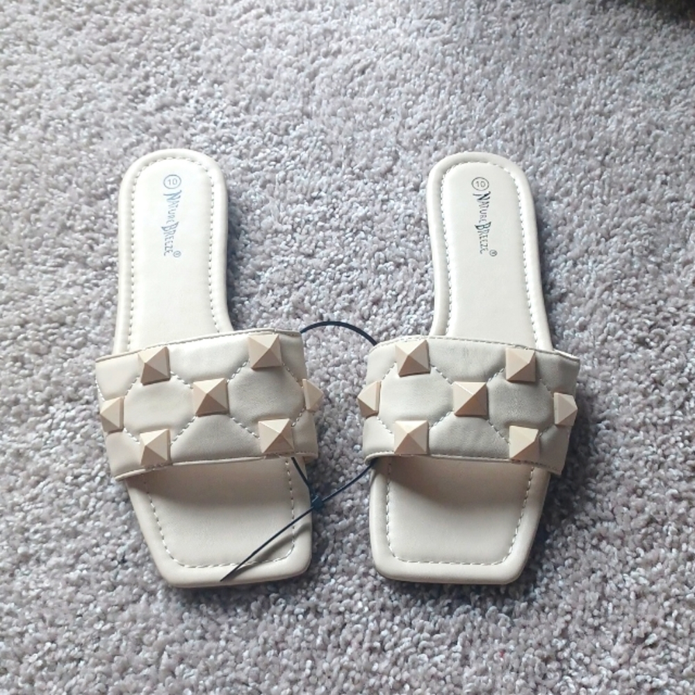 Tan sandals